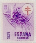 Stamps Spain -  5 céntimos 1950
