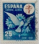 Sellos de Europa - Espa�a -  25 céntimos 1950