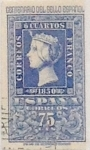 Stamps Spain -  75 céntimos 1950