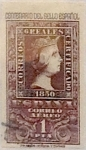 Stamps : Europe : Spain :  1 peseta 1950