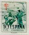 Stamps Spain -  10 céntimos 1951