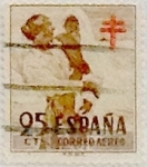 Stamps Spain -  25 céntimos 1951