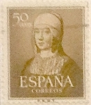 Sellos de Europa - Espa�a -  50 céntimos 1951