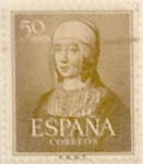 Stamps Spain -  50 céntimos 1951