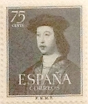 Stamps Spain -  75 céntimos 1952