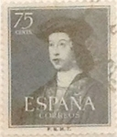 Stamps Spain -  75 céntimos 1952