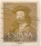 Stamps Spain -  2,80 pesetas 1952