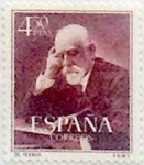 Stamps Spain -  4,50 pesetas 1952