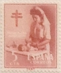 Stamps Spain -  5 céntimos 1953
