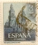 Stamps Spain -  3 pesetas 1954
