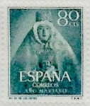 Sellos de Europa - Espa�a -  80 céntimos 1954