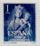 Stamps Spain -  1 peseta 1954