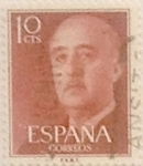 Stamps Spain -  10 céntimos 1955