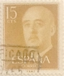 Stamps Spain -  15 céntimos 1955