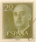 Stamps Spain -  20 céntimos 1955