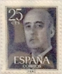 Stamps Spain -  25 céntimos 1955