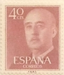 Stamps Spain -  40 céntimos 1955