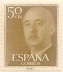 Stamps Spain -  50 céntimos 1955