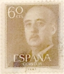 Stamps Spain -  60 céntimos 1955