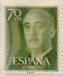 Stamps Spain -  70 céntimos 1955
