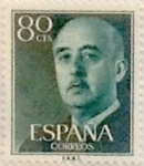 Stamps Spain -  80 céntimos 1955