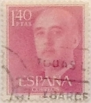 Stamps Spain -  1,40 pesetas 1955