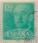 Stamps Spain -  1,50 pesetas 1955