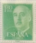 Stamps Spain -  1,80 pesetas 1955