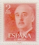 Stamps Spain -  2 pesetas 1955