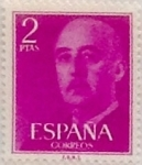 Stamps Spain -  2 pesetas 1955