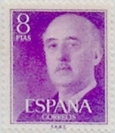 Sellos de Europa - Espa�a -  8 pesetas 1955