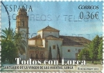Stamps Spain -  TODOS CON LORCA. SANTUARIO VIRGEN DE LAS HUERTAS. EDIFIL 4691