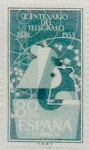 Stamps Spain -  80 céntimos 1955