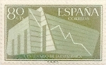 Stamps Spain -  80 céntimos 1956