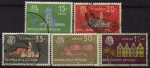 Stamps America - Netherlands Antilles -  ANTILLAS HOLANDESAS 1958 MICHEL75-6-9-81-3 SELLOS CIUDADES, ARUBA. ST USTATIUS, BOANIRE Y CURAÃ‡AO US