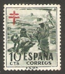 Stamps Spain -  1104 - Pro Tuberculosos