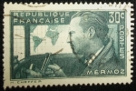 Stamps France -  Jean Mermoz, Aviator