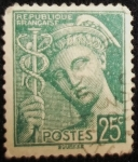 Stamps France -  Mercurio
