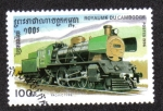 Sellos de Asia - Camboya -  Tren