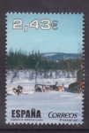 Stamps Spain -  Carreras de perros en Alaska