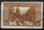 Stamps Bosnia Herzegovina -  BOSNIA HERZEGOVINA 1906 SCOTT 34 SELLO SERIE PAISAJES RAMA VALLEY