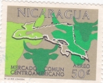 Sellos de America - Nicaragua -  Mercado comun centroamericano