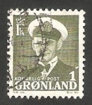 Stamps : Europe : Greenland :  Fréderic IX