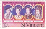 Stamps Saint Vincent and the Grenadines -  Monarquia inglesa