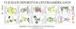 Stamps Honduras -  VI Juegos Deportivos Centroamericanos 