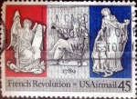Stamps United States -  Intercambio 0,20 usd 45 centavos 1989
