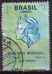 Stamps Brazil -  BRASIL Sello Serie Impuestos Tasas recibidas Taxes PERÇUE Usado