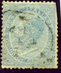 Stamps Italy -  Victor Manuel II