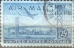 Stamps United States -  Intercambio 0,20 usd 25 centavos 1947