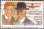 Stamps : America : United_States :  Intercambio jcs 0,20 usd 39 centavos1985